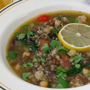 Image of Lentil & Garbanzo Soup Pot