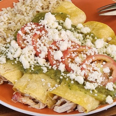 Image of Enchiladas with Green Salsa 