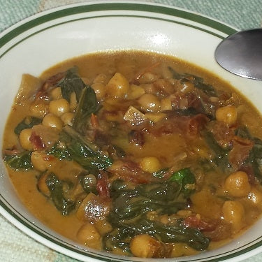 Image of Coconut Spinach & Garbanzo Beans
