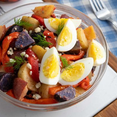 Image of Red, White and Blue Potato Salad