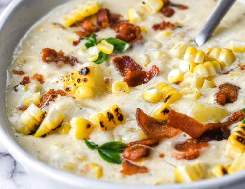 Image of Kickin’ Crab and Grilled Corn Chowder