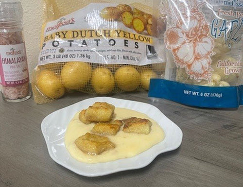 Dutch Yellow®️ Potato Gnocchi with Cheddar/Smoked Gouda Sauce