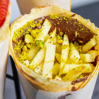 Image of Apple and Nutella Crepes