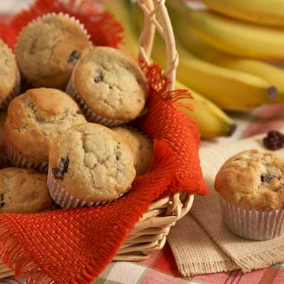 Image of Banana, Cherry, and White Chocolate Cupcakes