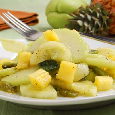 Image of Chayote and Poblano Pepper Slaw