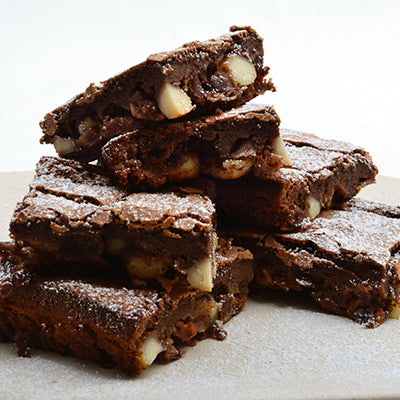 Image of Chocolate Coconut and Apricot Brownies