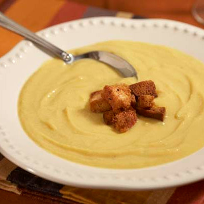 Fall Apple-Pear Soup (with Butternut Squash)