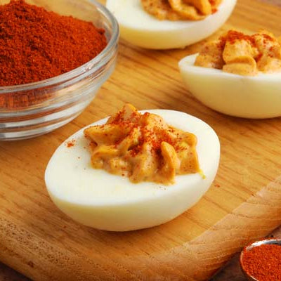 Image of Kicked Up Deviled Eggs