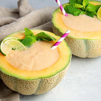 Image of Raspberry-Charentais Melon Frozen Margaritas