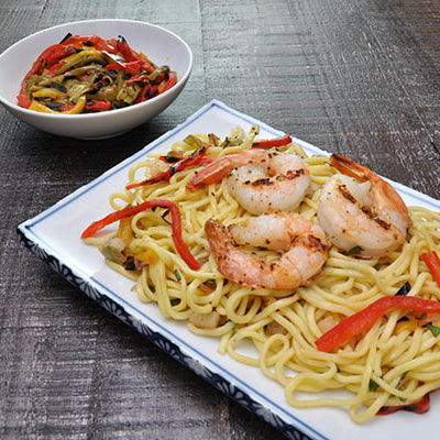 Image of Grilled Shrimp & Yakisoba Noodle Salad