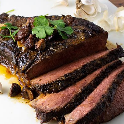 Image of Slow Cooked Brisket with Mushroom Sauce