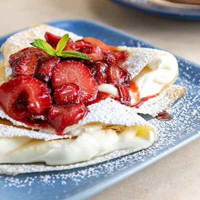Image of Strawberry Cream-Cheese Crepes