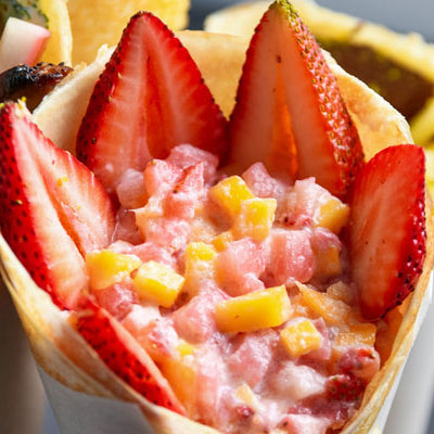 Tropical Fruit Crepes