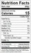 Image of  Baby Heirloom Tomatoes Nutrition Facts Panel