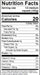 Image of  Chayote Squash Nutrition Facts Panel