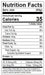 Image of  Holiday Boiler Onions Nutrition Facts Panel