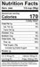 Image of  Tamarindo Nutrition Facts Panel