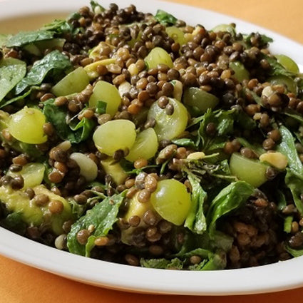 SPINACH, GRAPES & LENTILS! 