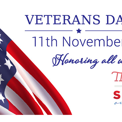 Veterans Day - 11th November:  Honoring all who served:  Thank you for Serving Our Country