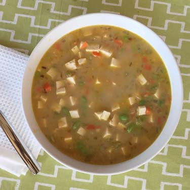 Image of Gingery Veggie Soup