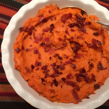 Image of Roasted Sweet Potatoes with Kentucky Bourbon and Bacon