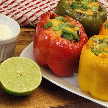 Image of Stuffed Bell Peppers Squared
