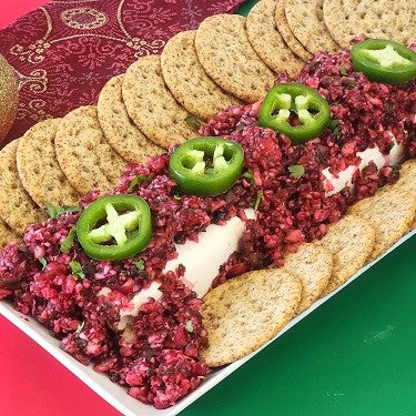 Image of Cranberry Salsa over Cream Cheese