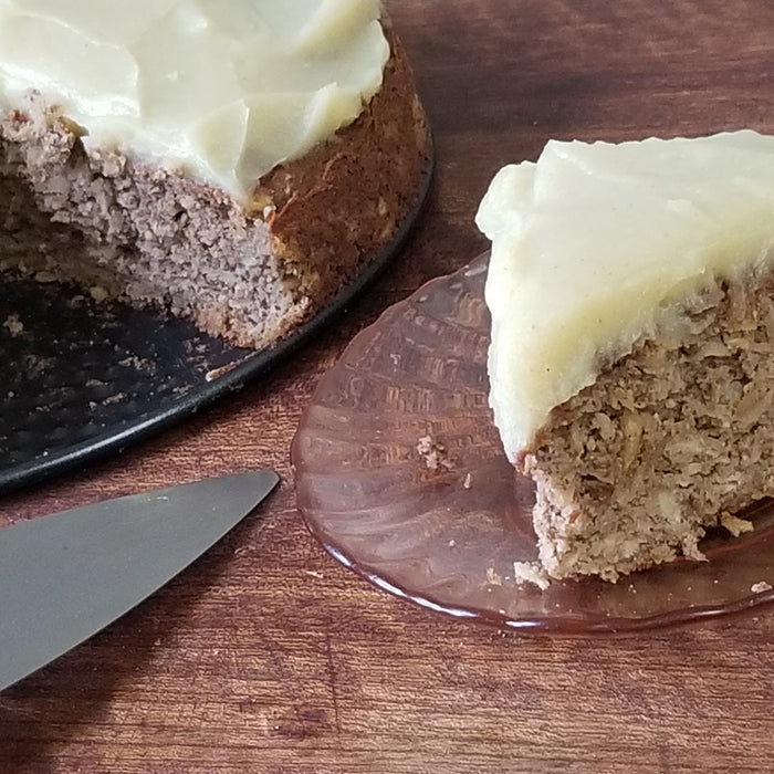 Image of Parsnip Cake with Sweet Potato Frosting