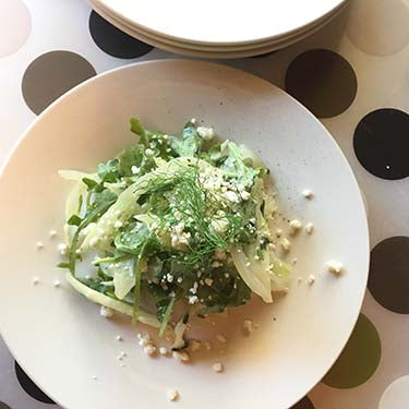 Image of Shaved Fennel Salad with Creamy Citrus Dressing