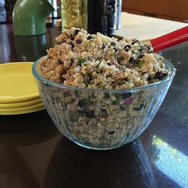 Image of Confetti Quinoa Salad with Pistachios and Currants