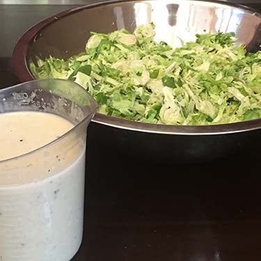 Image of Brussels Sprouts Caesar Salad