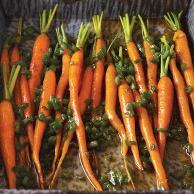 Image of Glazed Chile-Spiced Baby Carrots
