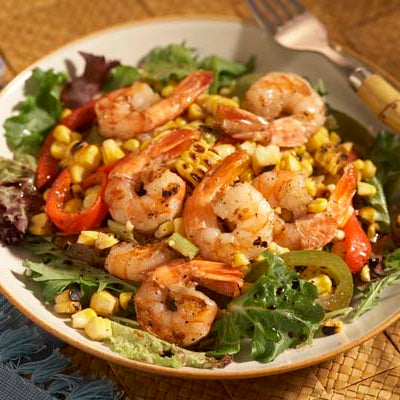 Image of Grilled Baby Corn with Shrimp