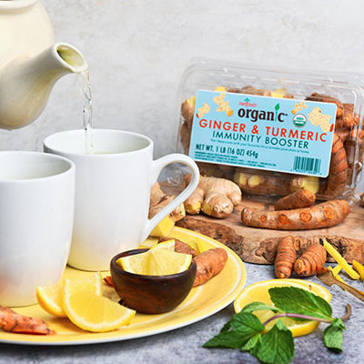 Organic Ginger and Turmeric Immunity Booster Tea 