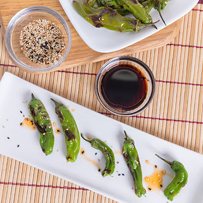 Grilled Shishito Peppers