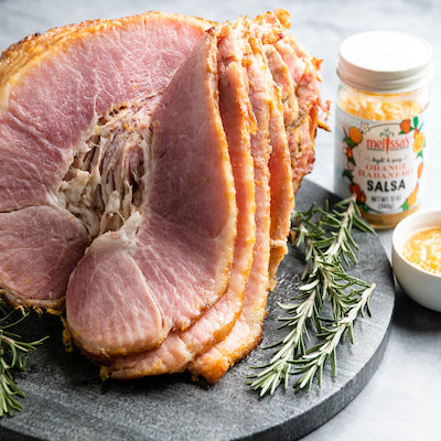 Image of Orange Habanero Salsa-Honey Marinated Smoked Ham
