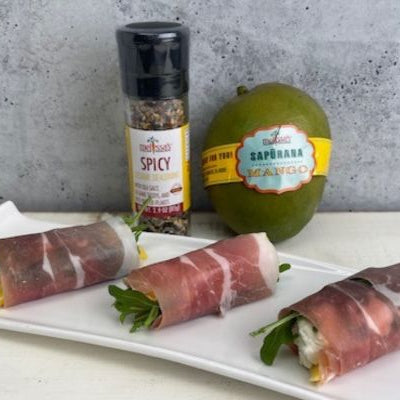Image of Prosciutto Wrapped Mango Spears