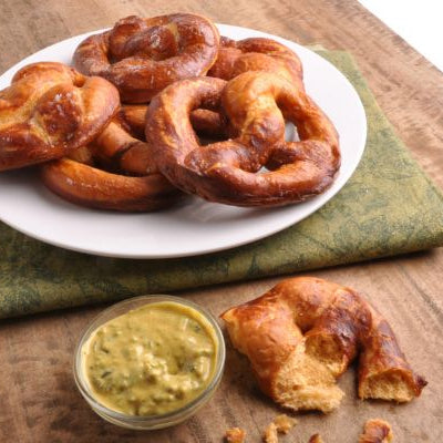 Image of Oven Baked Soft Pretzels with Hatch Chile Mustard