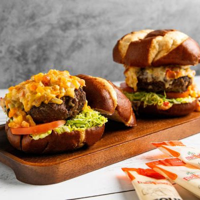 Image of Red, Yellow Orange Pepper Queso