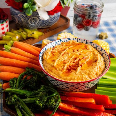 Image of Smoked Bell Pepper Hummus