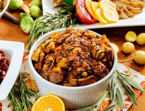Sweet Potato and Pecan Bread Pudding