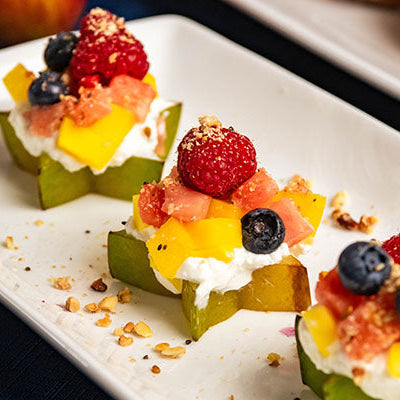 Deconstructed Citrus & Berry Parfait