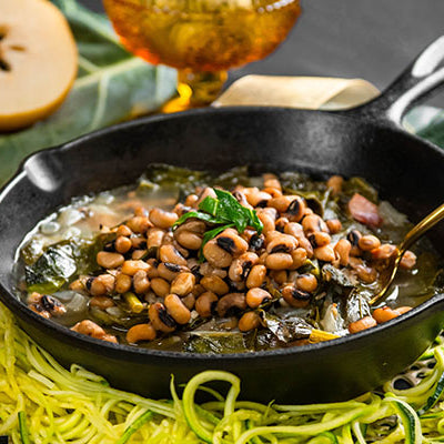Image of Blackeyed Pea Soup with Collard Greens