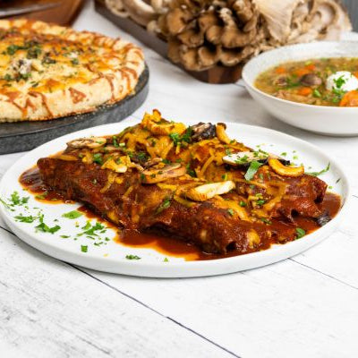 Image of Chicken and Mushroom Enchiladas