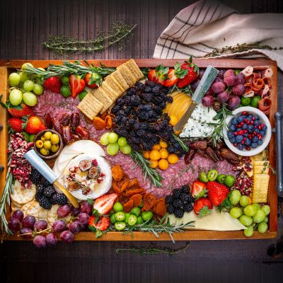 Grazing Board with Raisins on the Vine
