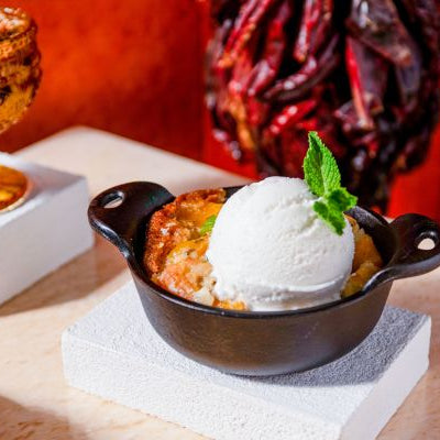 Hatch Pepper Mango Cobbler