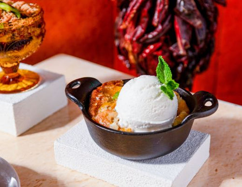 Hatch Pepper Mango Cobbler