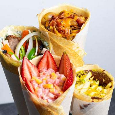 Vegetable Breakfast Crepes