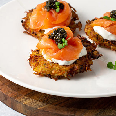 Caviar-Loaded Crispy Potatoes