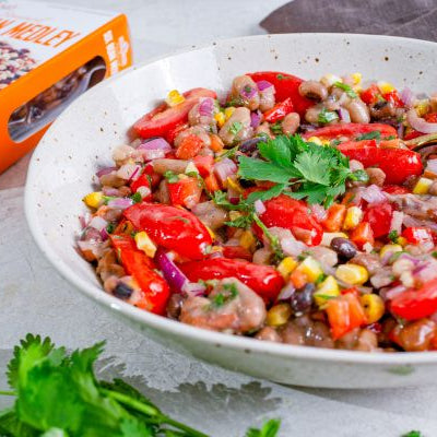 Six Bean & Grilled Corn Salad